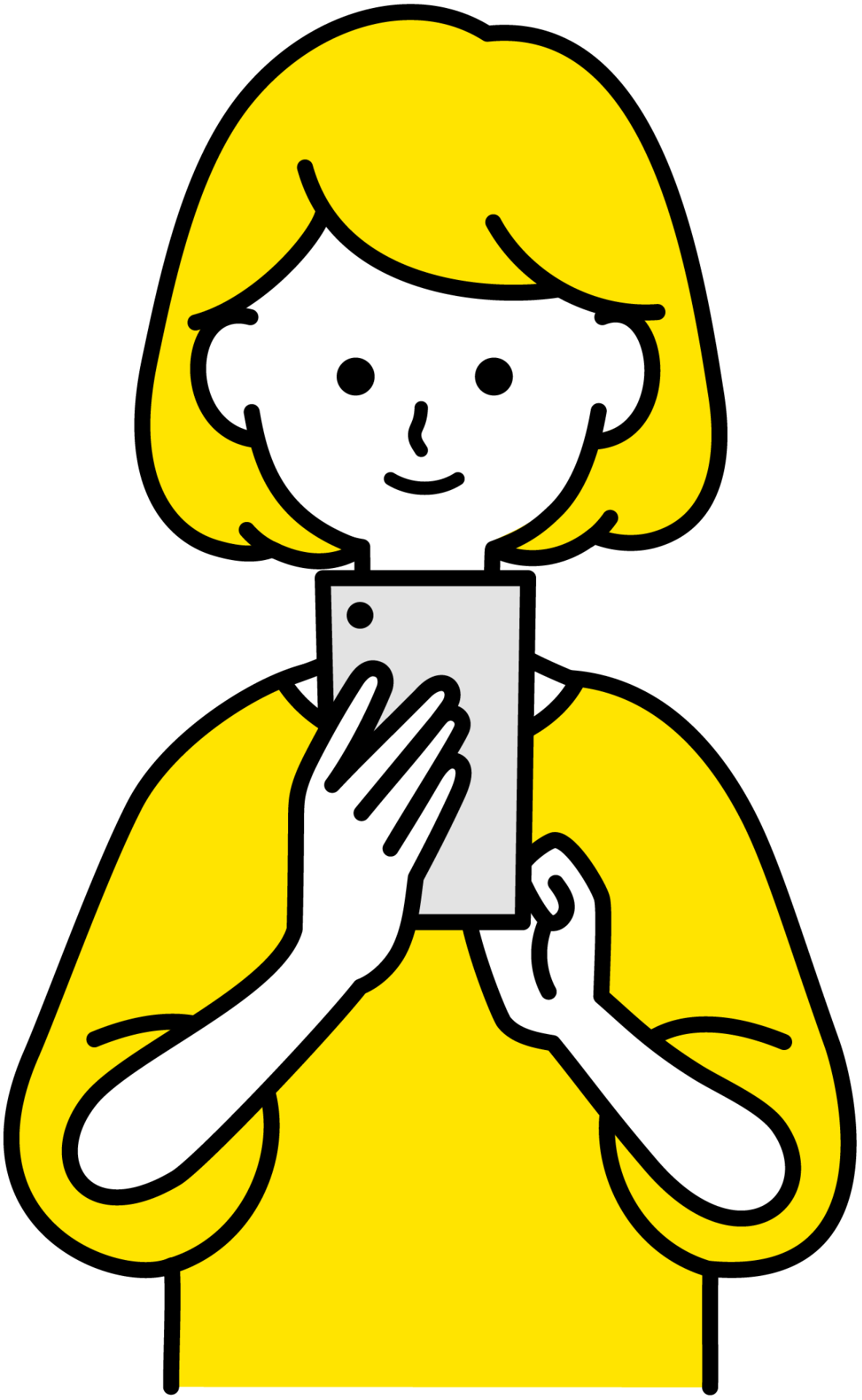 スマホでAI活用のイメージ