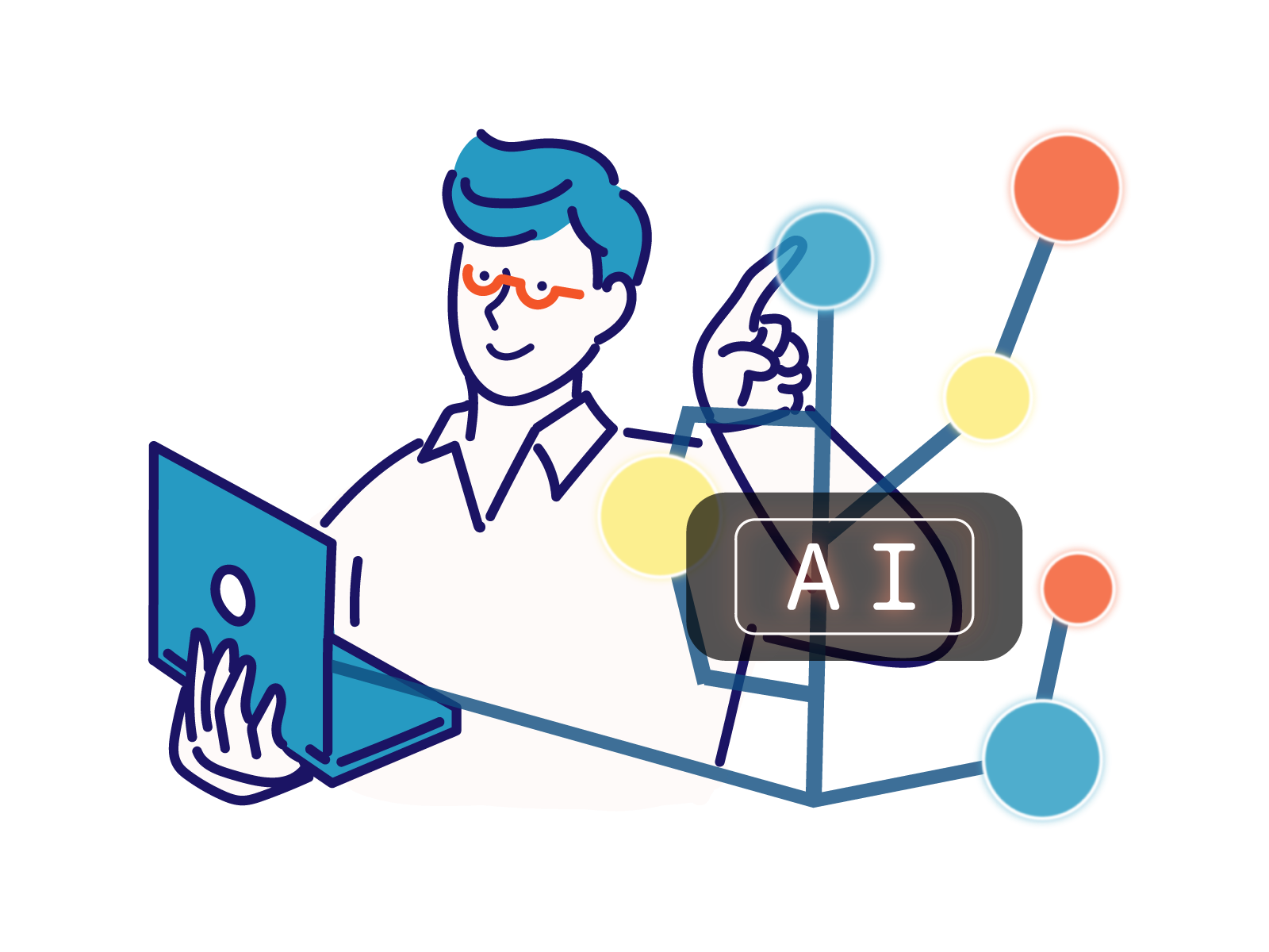 AIキャリアカウンセリングを利用するイメージ